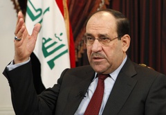 مالکی: مجازات عاملان حادثه تروریستی در عراق را پیگیری می‌کنیم