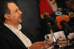 نشست خبری معاون امور معادن و صنایع معدنی و سرپرست ایمیدرو Sotakbar - ISNA (8 of 11).jpg