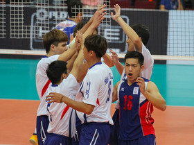 Team Chinese Taipei after gaining a point over Iran.jpg