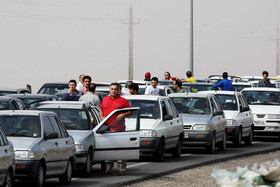 ترافیک سنگین در آزاد راه کرج – قزوین