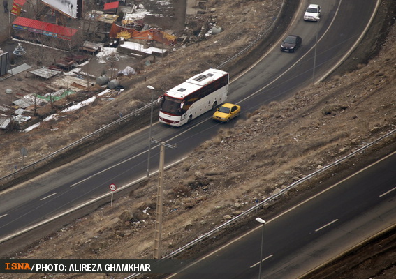 خروج اتوبوس تهران مشهد از جاده 8 مجروح برجا گذاشت
