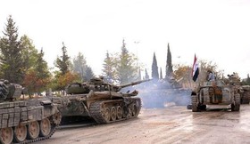 درگیری ارتش سوریه با افراد مسلح در جنوب دمشق/عملیات ارتش در اطراف مسیر بین‌المللی دمشق-حمص