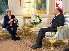 تاکید جان کری بر حمایت واشنگتن از تونس