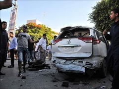انفجار مقابل سفارتخانه‌های مصر و امارات در لیبی