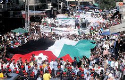 تظاهرات صدها اردنی‌ برای اخراج سفیر رژیم صهیونیستی از امان