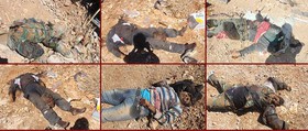 تصاویری تکان دهنده از کشتار 300 نظامی سوریه به دست داعش