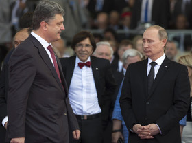 نخستین تماس تلفنی رهبران روسیه و اوکراین