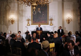 اوباما در مراسم افطار کاخ سفید: وضعیت کنونی غزه غیر قابل تحمل است/از طرح مصر حمایت می‌کنیم