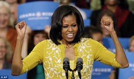 میشل اوباما: آمریکا برای انتخاب یک رئیس‌جمهور زن آماده است