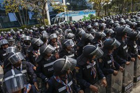 استقرار 10 هزار پلیس در بانکوک