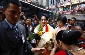 آنگ سان سوچی: رئیس جمهور شدن من به مردم میانمار بستگی دارد