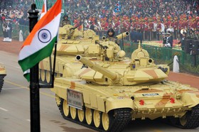 واردات تسلیحات نظامی هند سه برابر چین و پاکستان است