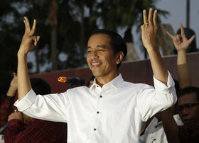"جوکووی" دوشنبه به عنوان رئیس جمهور اندونزی سوگند می‌خورد
