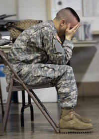 یک پنجم سربازان ارتش آمریکا مشکلات روانی دارند