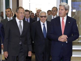 ژنو2، محور نشست سه جانبه نمایندگان آمریکا، روسیه و سازمان ملل