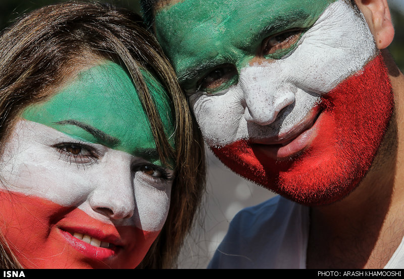 گلچینی از عکس های جالب و حواشی بازی ایران نیجریه 1