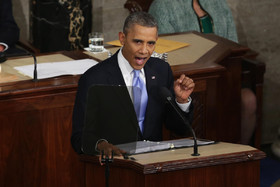 اوباما در نطق سالانه‌اش: تحریم‌های جدید علیه ایران را وتو می‌کنم / امسال "سال عمل" است