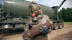 آغاز مرحله اول انتقال مواد شیمیایی سوریه به خارج از این کشور
