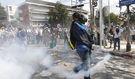 رهبر معترضان تایلندی: سال آینده بانکوک را "تسخیر" می‌کنیم