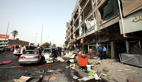 انفجارهای بغداد 130 کشته و زخمی برجای گذاشت