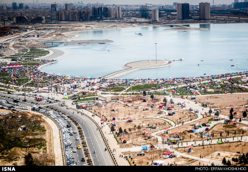 دریاچه خلیج فارس تهران میزبان شهروندان