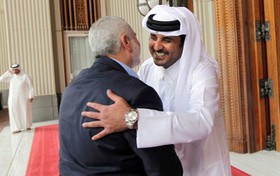 تماس تلفنی هنیه با امیر قطر و مسئولان امنیتی مصر