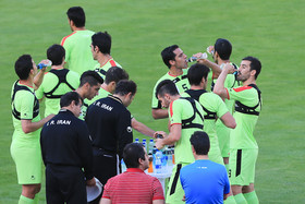 ظریف در کمپ تیم ملی فوتبال