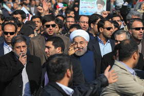 قدردانی رئیس‌جمهور از حضور مردم در راهپیمایی 22 بهمن