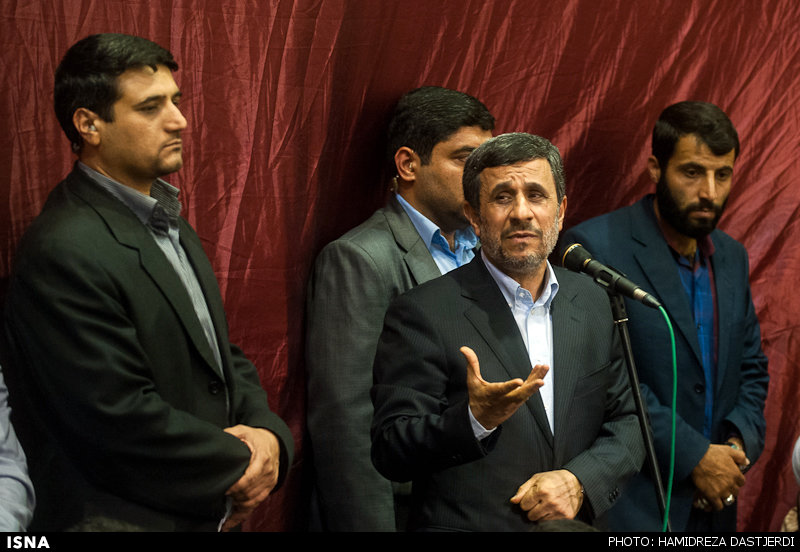 سخنرانی احمدی نژاد به مناسبت نیمه شعبان در حسینیه قائم آل محمد