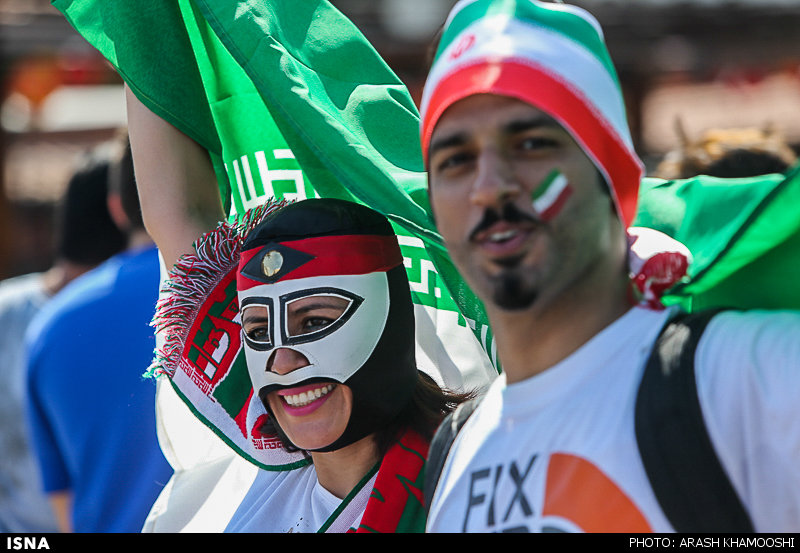 حاشیه دیدار تیم‌های فوتبال ایران و آرژانتین