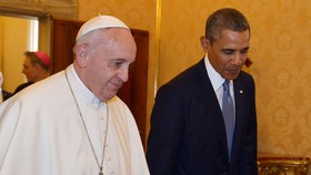 اولین ملاقات اوباما با پاپ فرانسیس در واتیکان