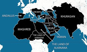 نقشه کشور تروریست‌های داعش!
