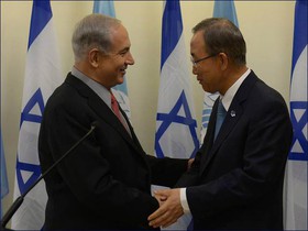 بان‌ کی‌ مون از نتانیاهو خواست به محاصره غزه پایان دهد