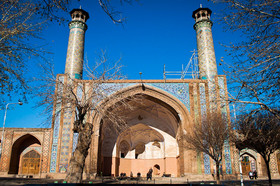 مسجد جامع قزوین اثری تاریخی برروی آتشکده‌ای از دوران ساسانی