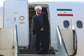 روحانی تهران را به مقصد دوشنبه ترک کرد