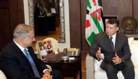 روند صلح خاورمیانه، محور مذاکرات ملک عبدالله دوم با نتانیاهو در امان