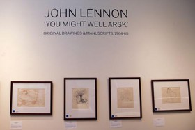 دست‌نوشته‌ها‌ی «جان لنون» چوب حراج می‌خورند