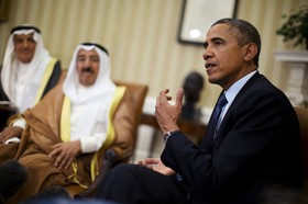 گفتگوی تلفنی اوباما و امیر کویت درباره تحولات منطقه‌ و جهان