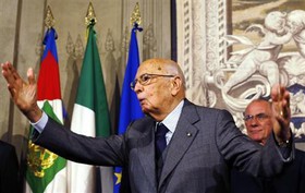 ناپولیتانو: فقط تا زمانی که لازم باشد رئیس‌جمهور ایتالیا می‌مانم