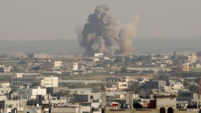12 حمله هوایی رژیم صهیونیستی به غزه