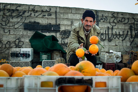 اعلام جایزه صادراتی برای پرتقال و نارنگی بازار سنتی فروش مرکبات در قائمشهر