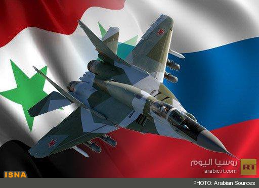 حملات هوایی روسیه برای حمایت از دمشق آغاز شده است
