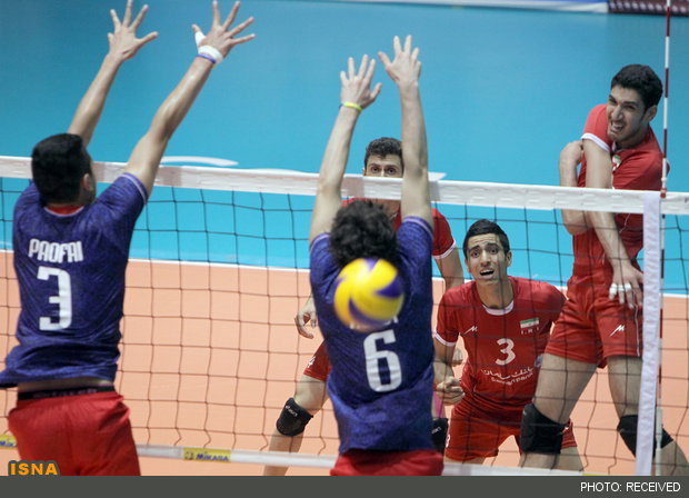 پیروزی نوجوانان والیبال ایران برابر بزرگسالان قزاقستان