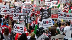 تظاهرات سراسری در اروپا در حمایت از نوار غزه