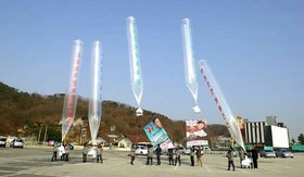 اعلامیه‌های ضد پیونگ یانگ باز هم در مرز دو کره به پرواز درآمد