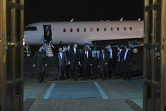 ورود كوفي عنان، نماينده سازمان ملل و اتحاديه عرب در امور سوريه به تهران