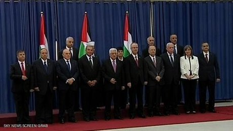 وزیران دولت توافق ملی فلسطین امروز در غزه 