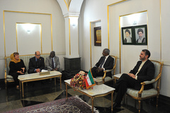 ورود كوفي عنان، نماينده سازمان ملل و اتحاديه عرب در امور سوريه به تهران