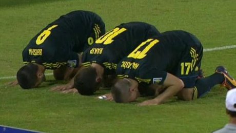 سجده شکر نوجوانان سوئد عکس روز یورو اسپورت