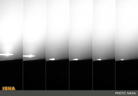 غروب و طلوع دیدنی خورشید و ماه در مریخ با عکاسی «کنجکاوی» + تصاویر